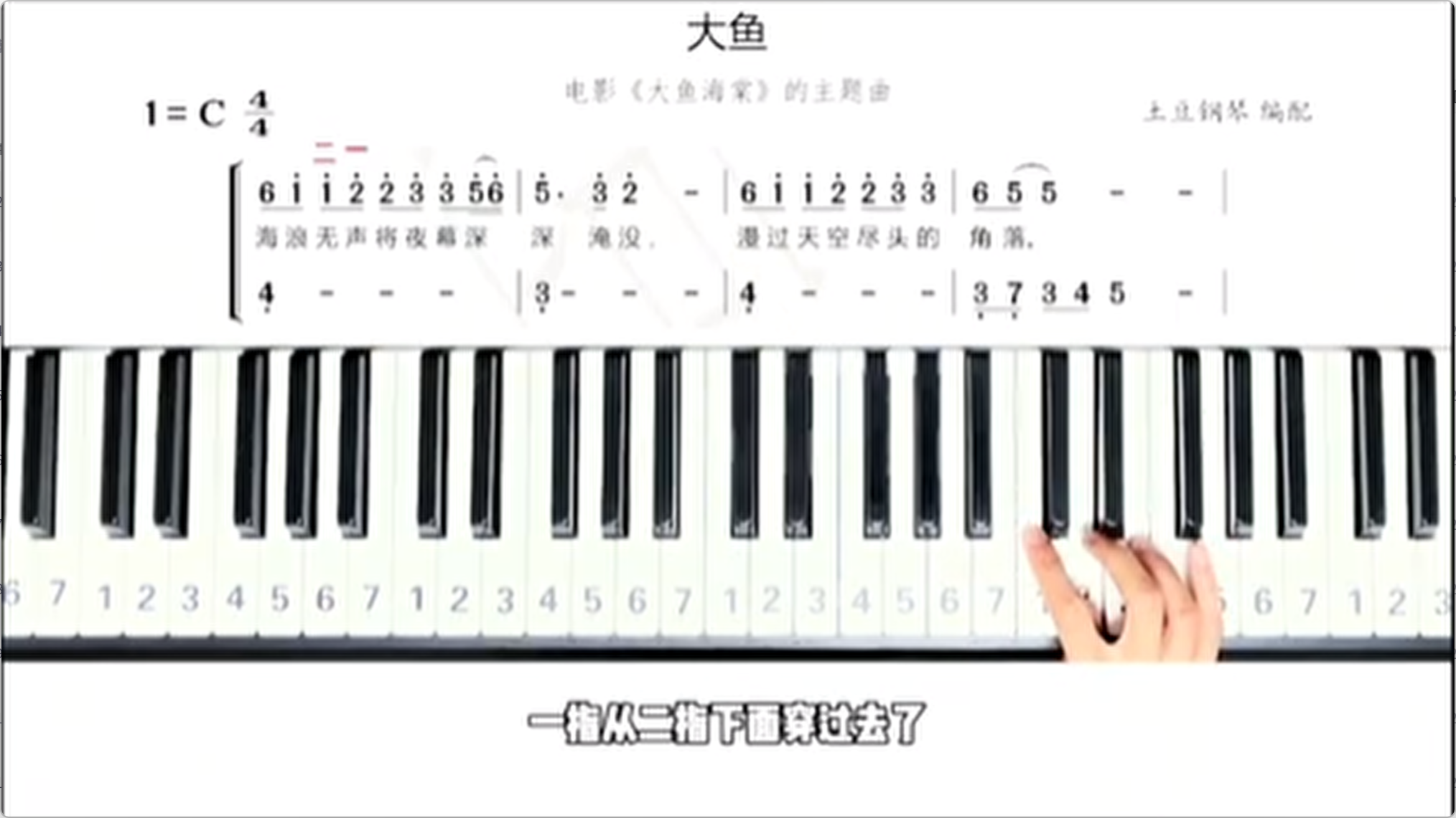 图片[8]-钢琴成人零基础50节速成视频课