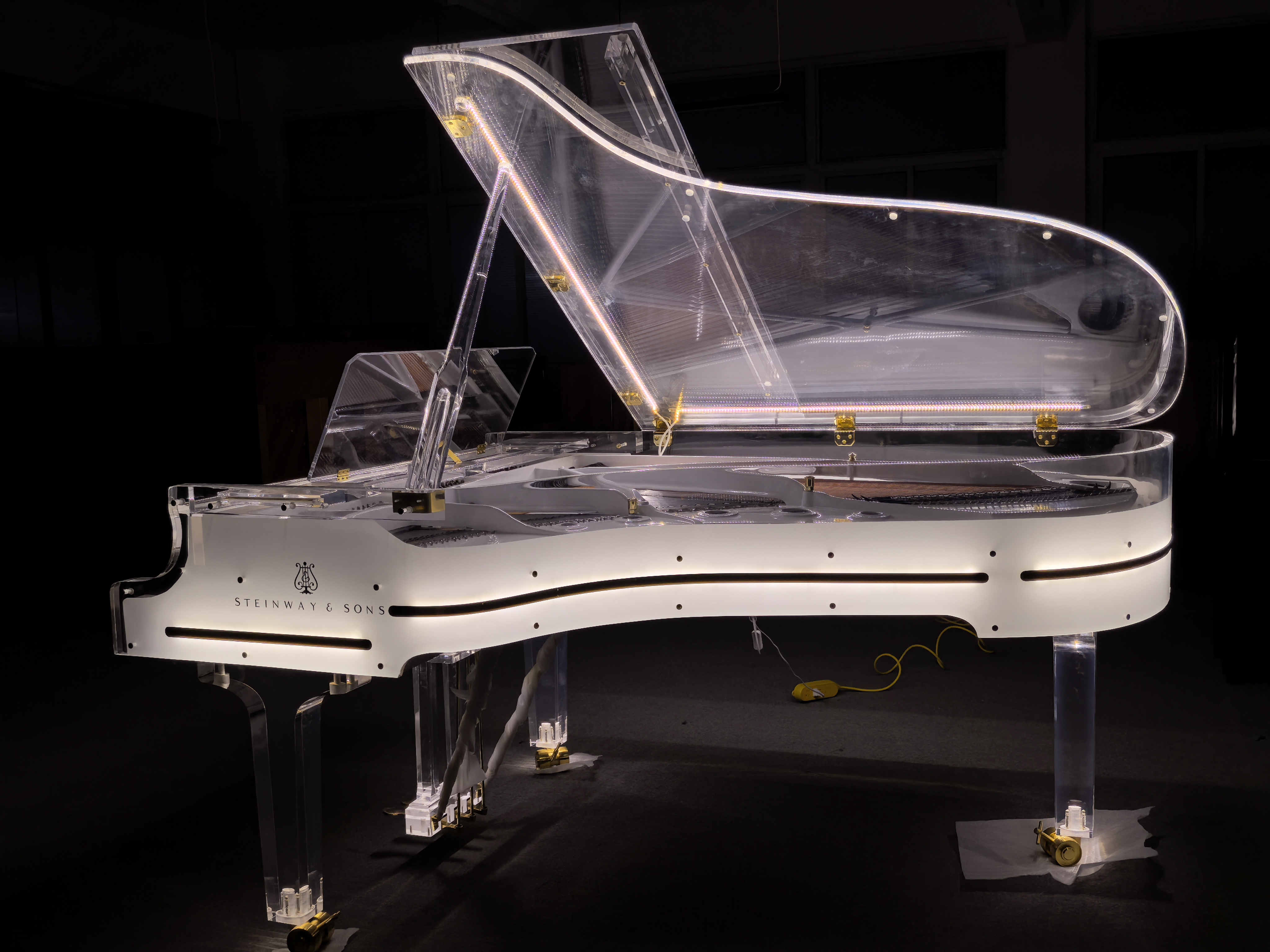 图片[3]-STEINWAY&SON施坦威B211高端梦幻水晶三角钢琴