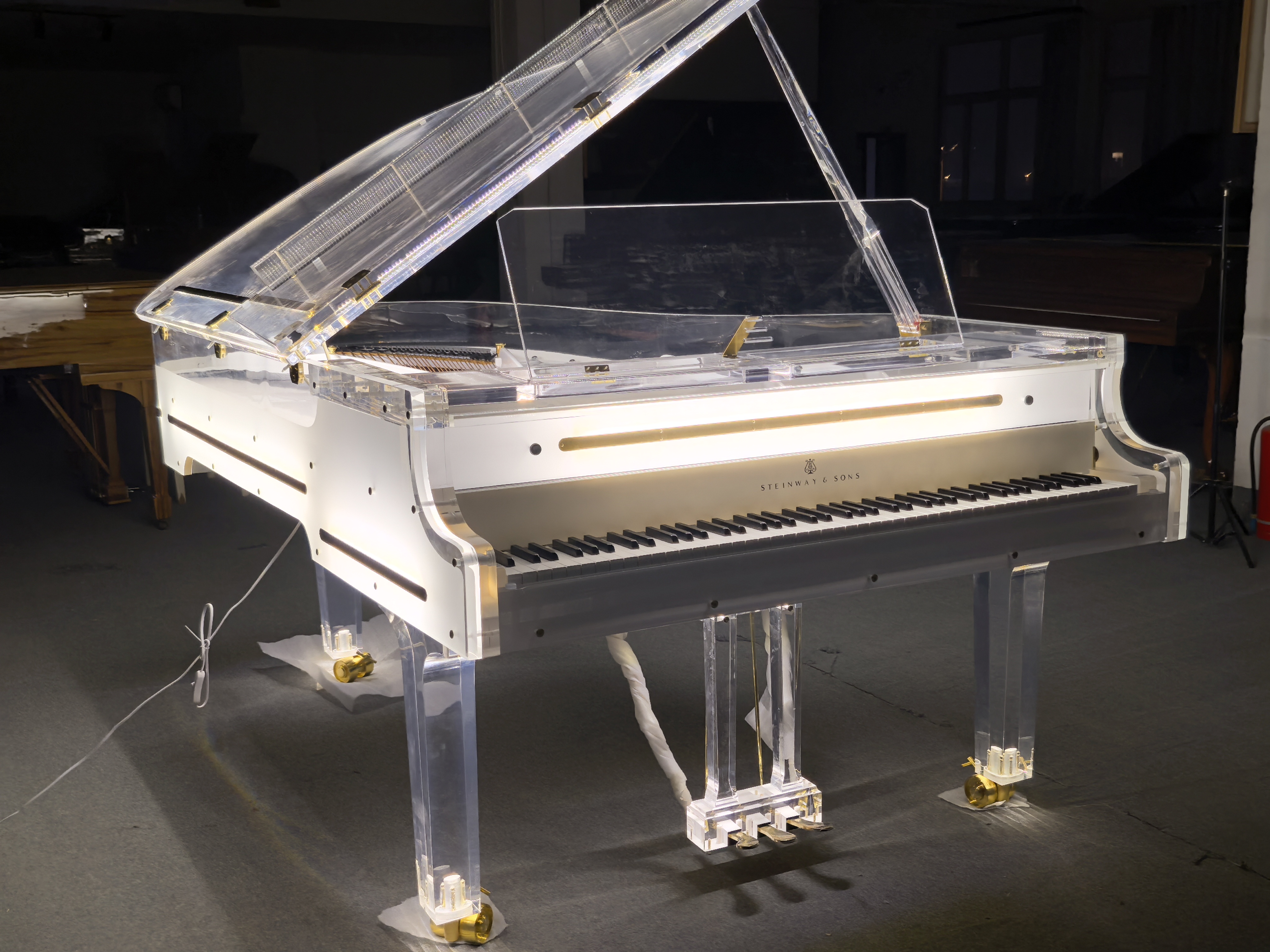 图片[6]-STEINWAY&SON施坦威B211高端梦幻水晶三角钢琴