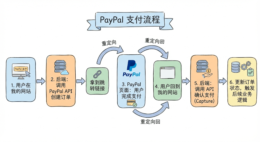 出海收款实战：花了半天时间，终于把 PayPal 集成到网站里了-寻找资源网