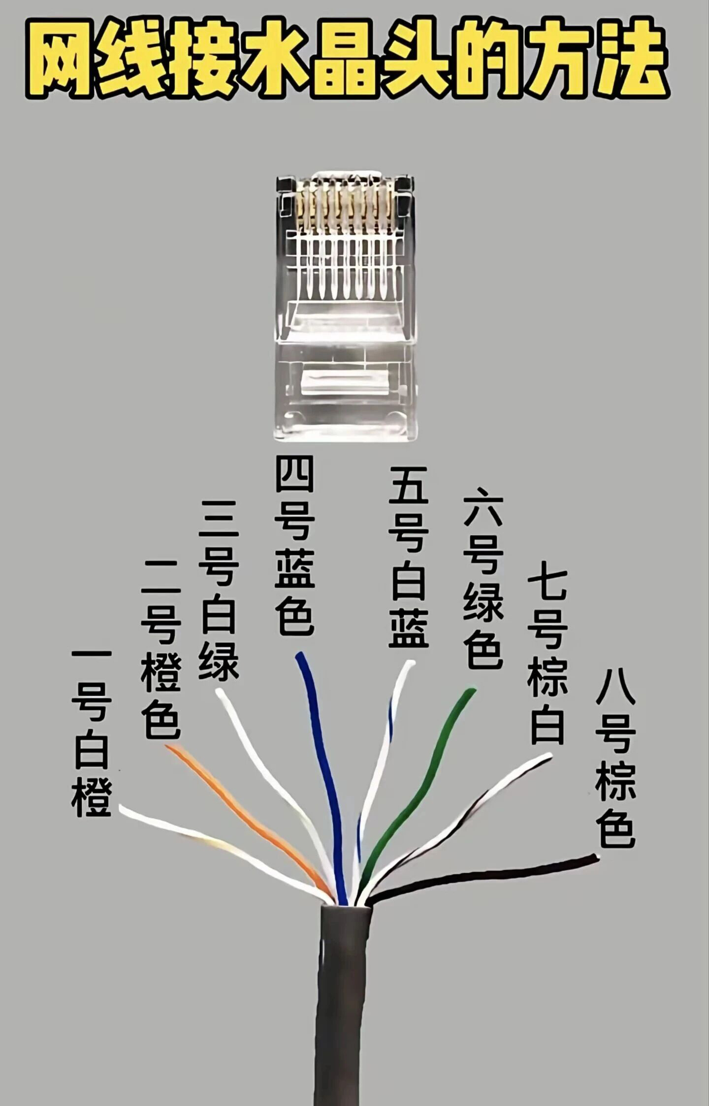 图片[5]-网线接法及网线钳如何使用？-寻找资源网