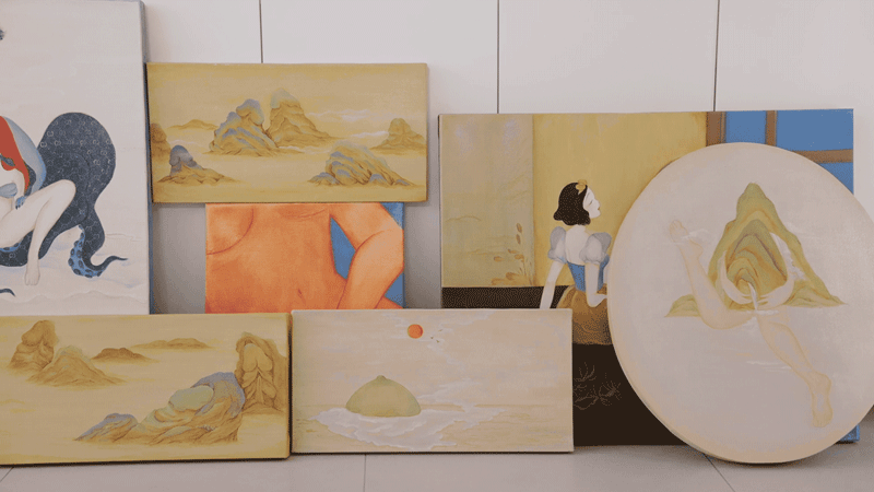 图片[3]-90后潮汕女孩画“现代春宫”，男性是配角-寻找资源网